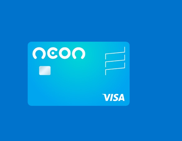 Convite para o cartão Neon 4 Slide image