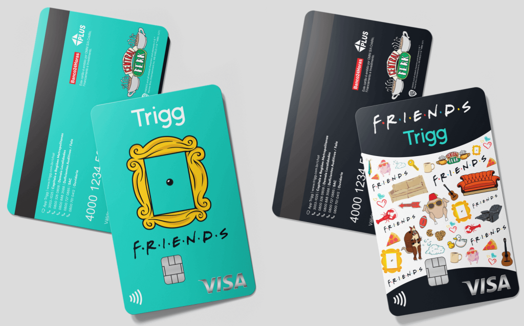 Trigg ou Next: Escolha o melhor para o seu perfil! 1 cartoes trigg friends seriado