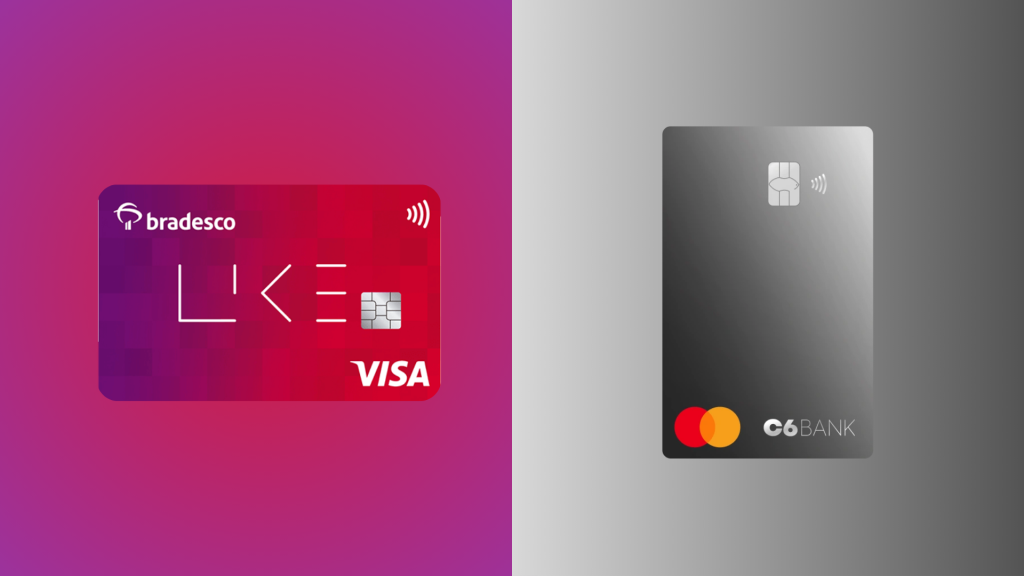 Bradesco Like Visa vs. C6 Platinum: Qual é o melhor para você? 1 Bradesco Like Visa C6 Platinum